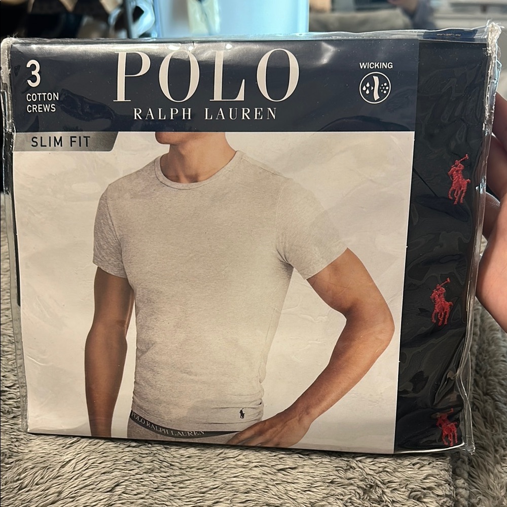 Polo Ralph Lauren White Cotton Crew T-Shirts